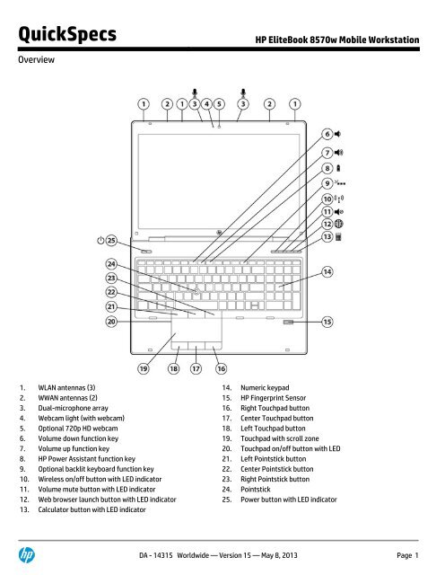 HP EliteBook 8570w Mobile Workstation - FTP Directory Listing - HP