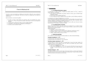Cours radioactivite 2008-2009.pdf - LPSC