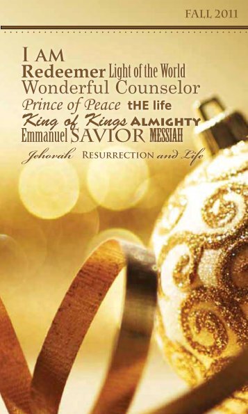 RedeemerLight of the World Wonderful Counselor Prince of Peace ...