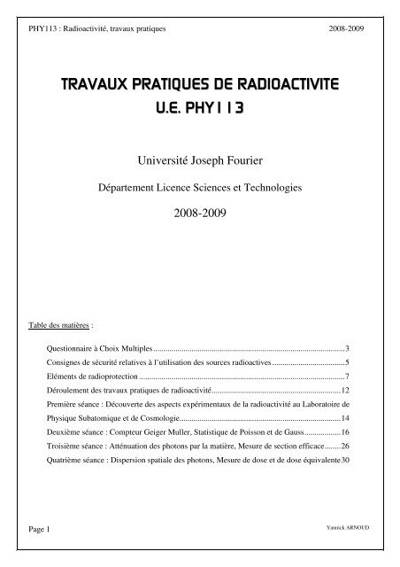 TP radioactivite 2008-2009.pdf - LPSC - IN2P3