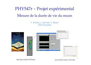 cours - LPSC - IN2P3