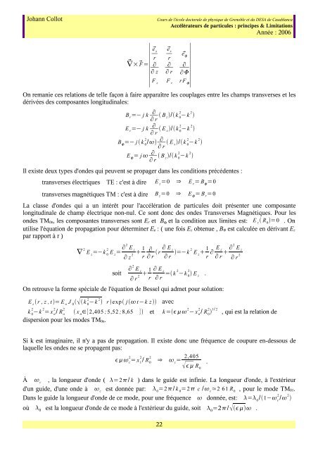 Accélérateurs de Particules : Principes & Limitations - LPSC