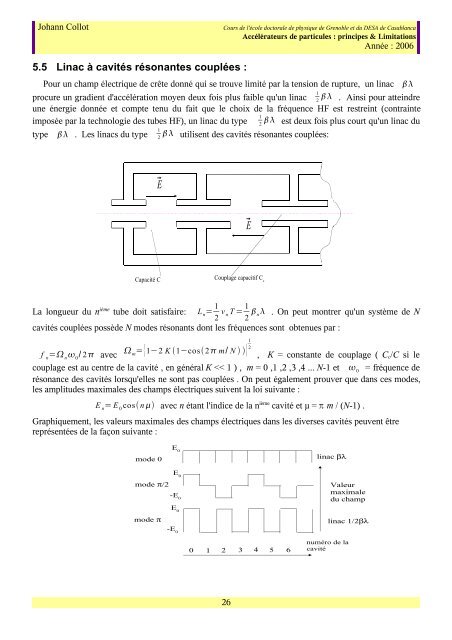 Accélérateurs de Particules : Principes & Limitations - LPSC