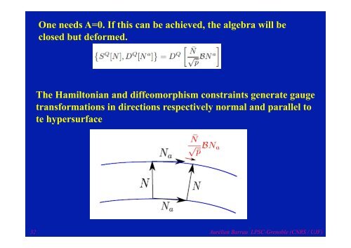 Phenomenolgy of Loop Quantum Gravity - LPSC - IN2P3