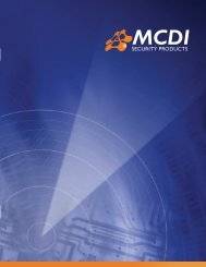 MCDI SECURITY PRODUCTS - 2009 CATALOG