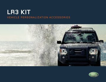 Vehicle personalization accessories - Land Rover