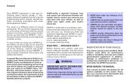 2006 Infiniti M45 Owner Guide - Infiniti Service Information
