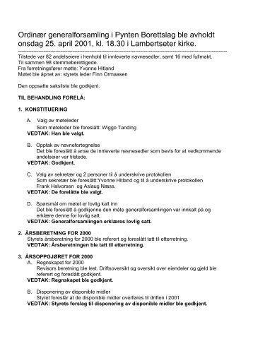 Årsmøte 2001 (pdf) - Get