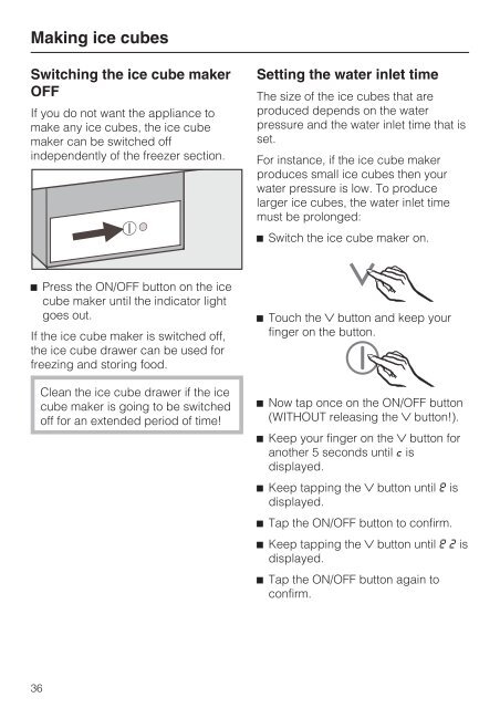 Operating and Installation Instructions Fridge/freezer ... - Miele.ca