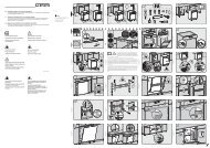 Installation diagram for built-in dishwashers fr - Schéma d ... - Miele