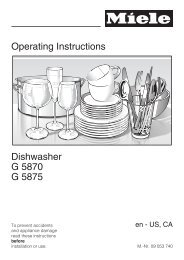 Dishwasher G5875.pdf - Miele.ca