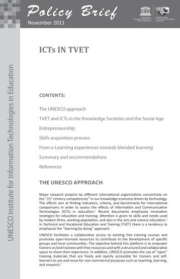 Policy Brief - unesco iite