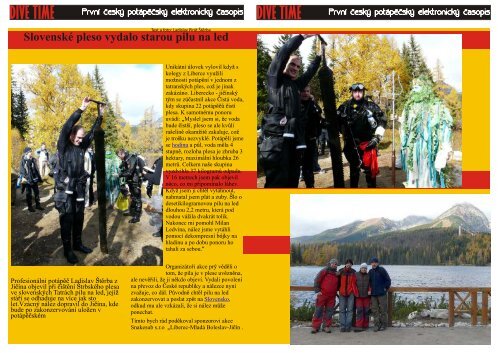 Stáhnout DIVE TIME č. 2 v PDF - buddymag.cz