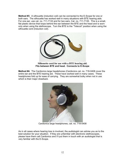 The E-Scope® Electronic Stethoscope - Cardionics