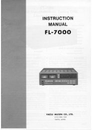 Yaesu FL-7000 4 Button Manual - N4ATS.com