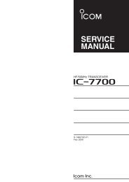 Icom IC-7700 - Service Manual ohne Chapter 7