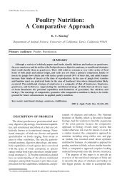 Poultry Nutrition: A Comparative Approach - The Journal of Applied ...