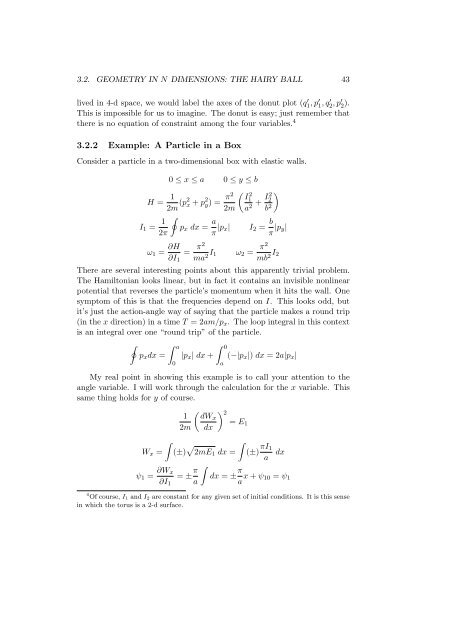 Nonlinear Mechanics - Physics at Oregon State University