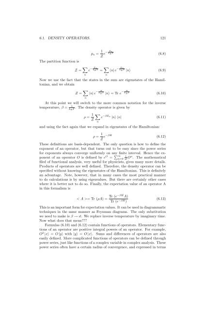 Statistical Mechanics - Physics at Oregon State University