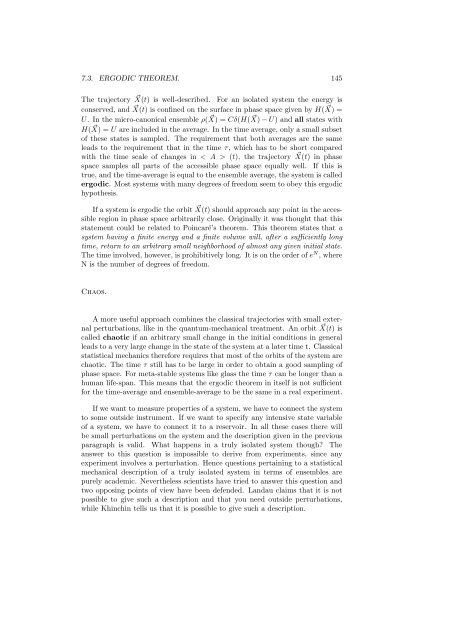 Statistical Mechanics - Physics at Oregon State University