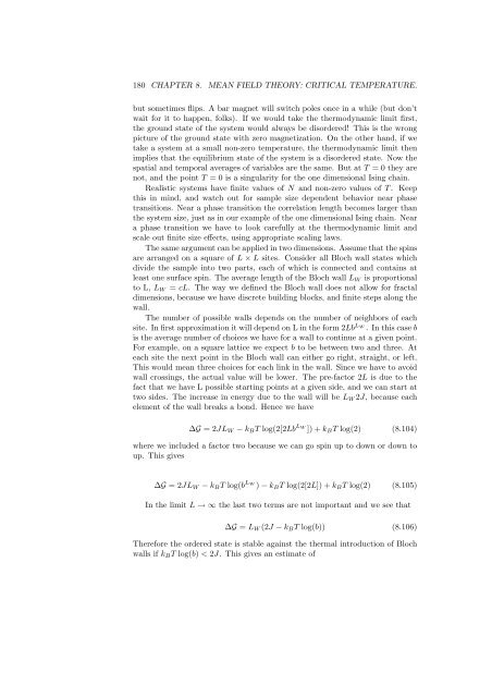 Statistical Mechanics - Physics at Oregon State University