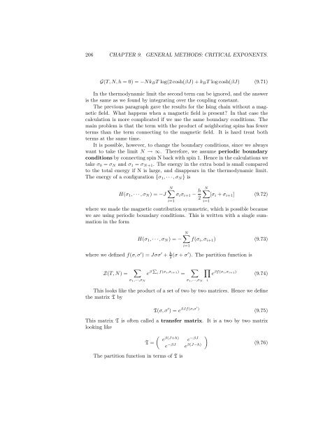 Statistical Mechanics - Physics at Oregon State University