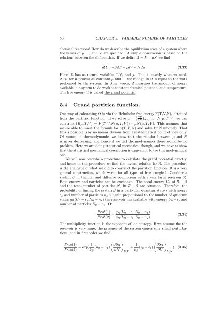 Statistical Mechanics - Physics at Oregon State University