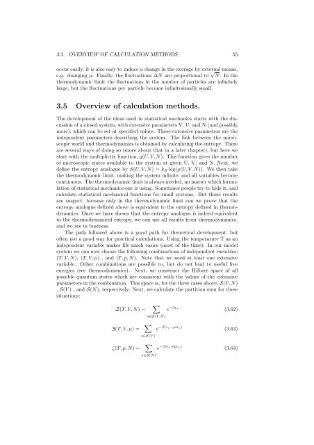 Statistical Mechanics - Physics at Oregon State University