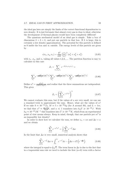 Statistical Mechanics - Physics at Oregon State University
