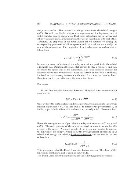 Statistical Mechanics - Physics at Oregon State University