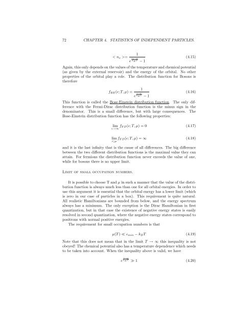 Statistical Mechanics - Physics at Oregon State University