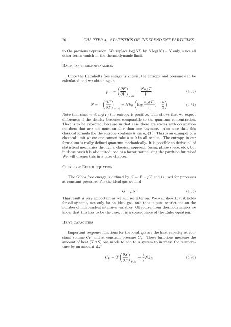 Statistical Mechanics - Physics at Oregon State University