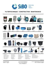 filtertechnique - construction - maintenance - SIBO