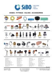 hoses & accessories - SIBO