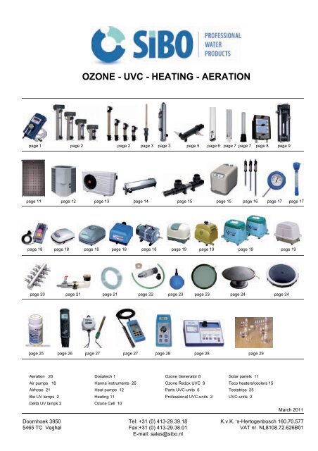 uvc - ozone - heating - aeration - SIBO