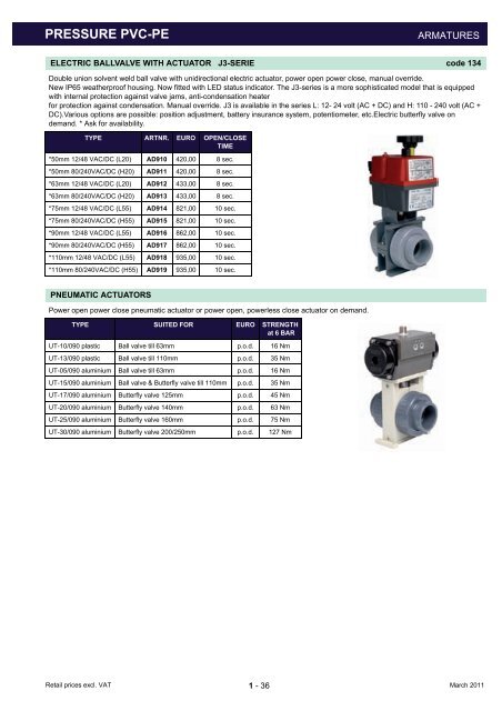 pressure pvc-pe - SIBO