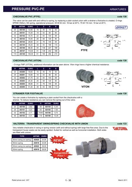 pressure pvc-pe - SIBO