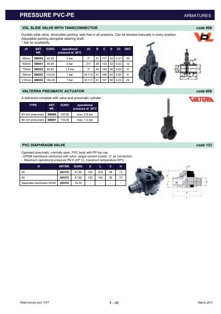 pressure pvc-pe - SIBO