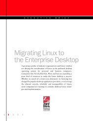 Migrating Linux to the Enterprise Desktop - Wyse Technology