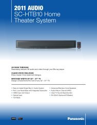 2011 AudiO SC-HTB10 Home Theater System