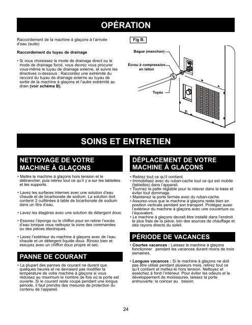 operating instructions - AJ Madison