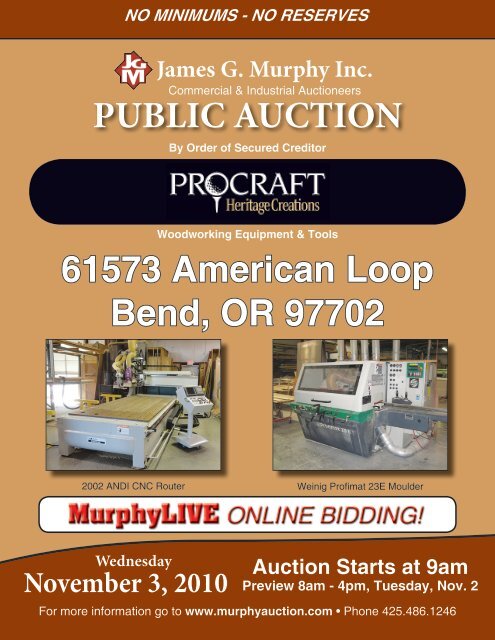 Download pdf Brochure - James G. Murphy Co.