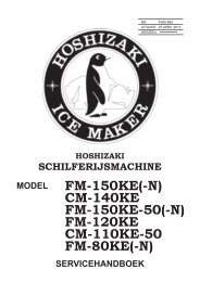 FM-80KE(-N) Service handboek (NL).pdf - Hoshizaki