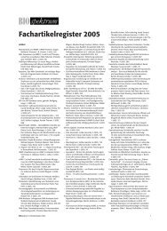 Fachartikelregister 2005 - BIOspektrum