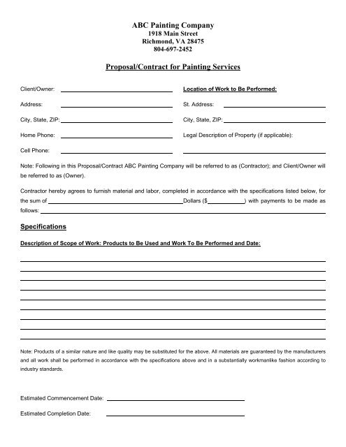 Contractor Proposal Template from img.yumpu.com