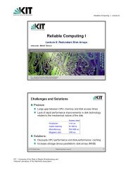 Lecture 8 - Chair of Dependable Nano Computing - KIT