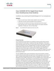 Cisco SLM2048 48-Port Gigabit Smart Switch Cisco Small Business ...