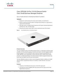 Cisco SFE2000 24-Port 10/100 Ethernet Switch Cisco Small ...