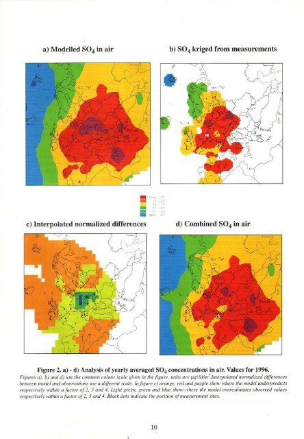 Geographical distribution of sulphur and nitrogen ... - EMEP