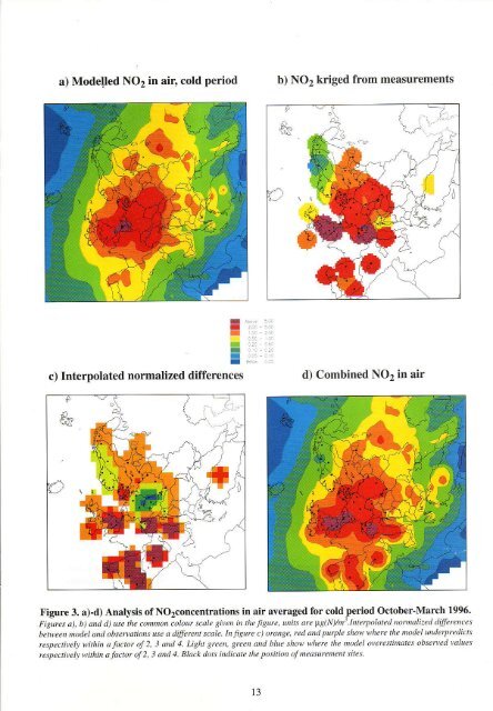 Geographical distribution of sulphur and nitrogen ... - EMEP